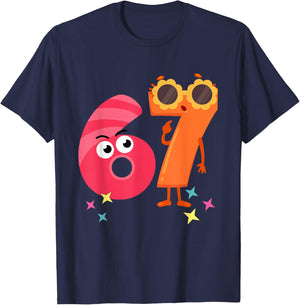 6 7 for Teacher (six Seven) T-Shirt - T-Shirt | Navy