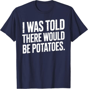 Cool Potato Novelty Women Potato Gag Potato Lover T-Shirt - T-Shirt | Navy