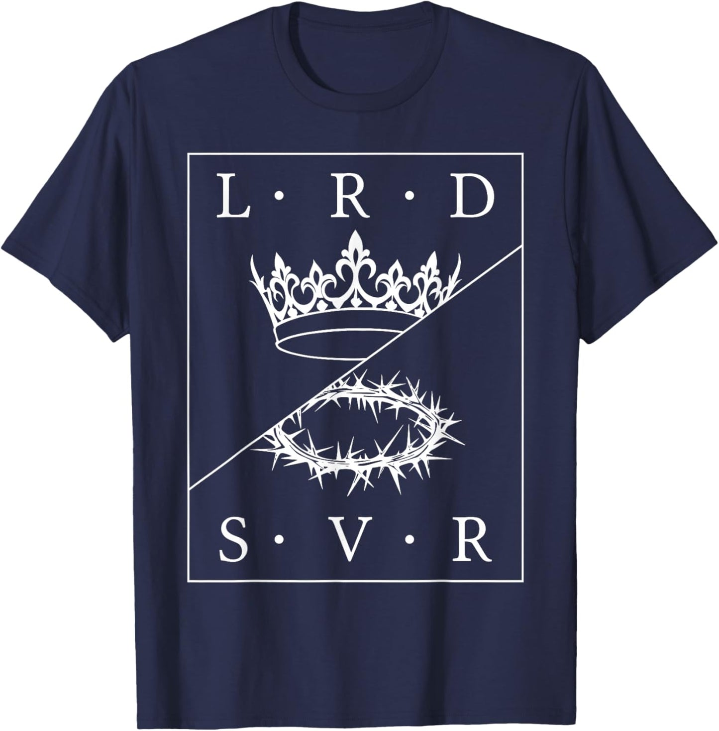 Jesus Lord and Savior Jesus Savior Christian Jesus T-Shirt - T-Shirt | Navy