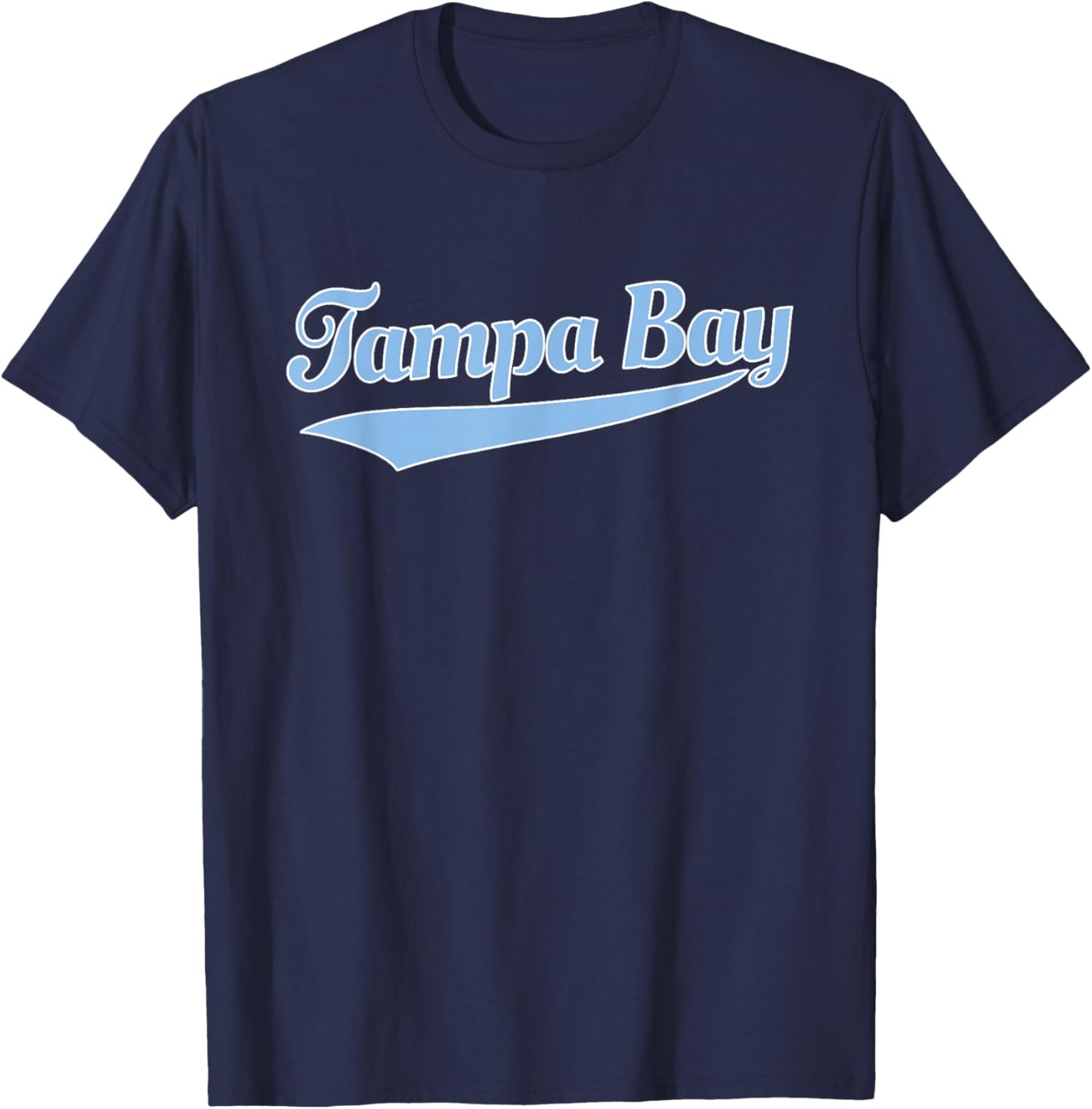 Tampa Bay - Throwback Design - Classic T-Shirt - T-Shirt | Navy