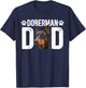 Doberman Dad Proud Dad of A Doberman Pinscher Dad T-Shirt - T-Shirt | Navy