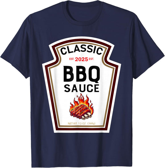Barbecue Sauce Halloween Costume Family Matching T-Shirt - T-Shirt | Navy
