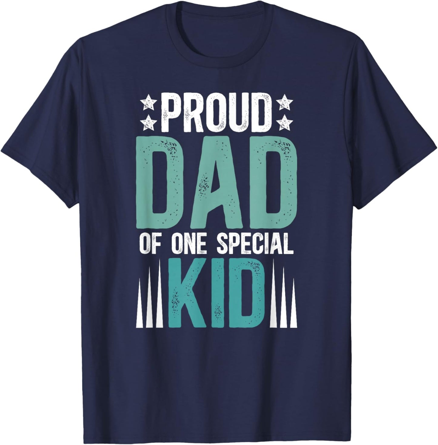 Proud Dad Special Needs Dad Special Needs Father T-Shirt - T-Shirt | Navy