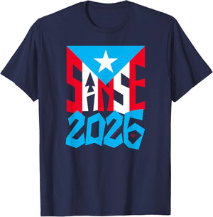 SanSe Boricua 2026 T-Shirt - T-Shirt | Navy