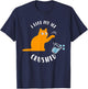 I Like My Ice Crushed Funny Cat Knock Over Ice Cup T-Shirt - T-Shirt | Navy