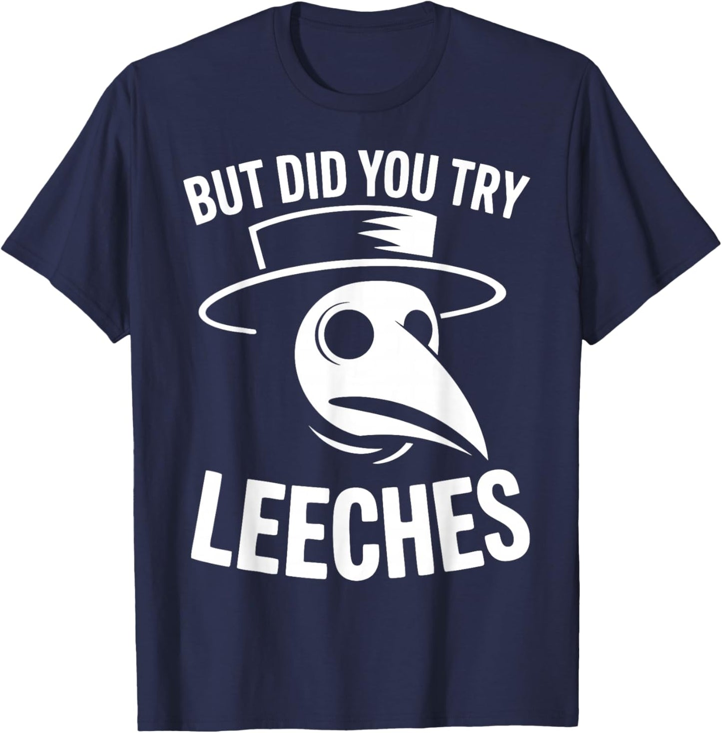 Leeches Plague Doctor T-Shirt - T-Shirt | Navy