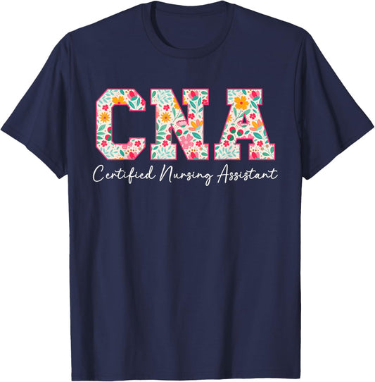 CNA Certified Nursing Assistant Certified Nurse Assistant T-Shirt - T-Shirt | Navy