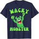 Wacky Monster Glasses Six Seven 67 Meme 6 7 Green Numbers T-Shirt - T-Shirt | Navy