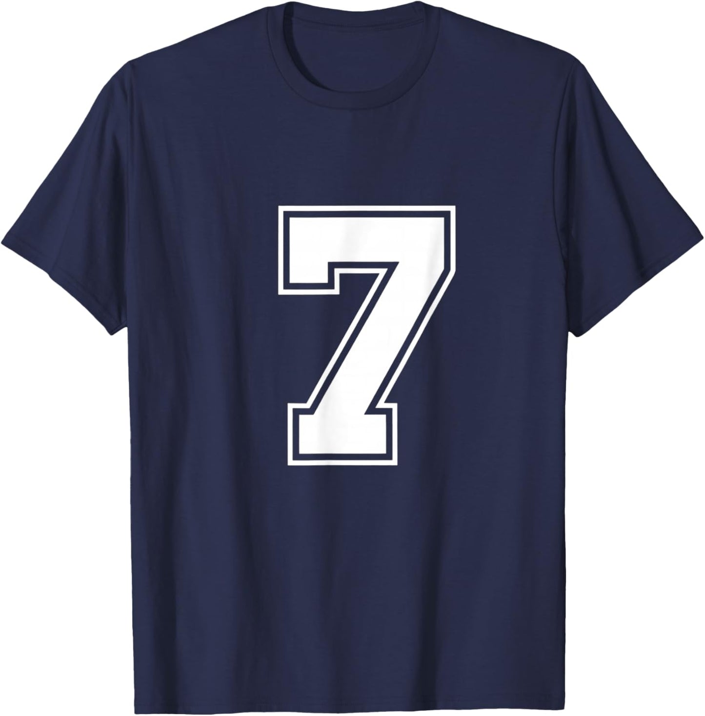 Fun Six Seven 6 7 Meme Design T-Shirt - T-Shirt | Navy