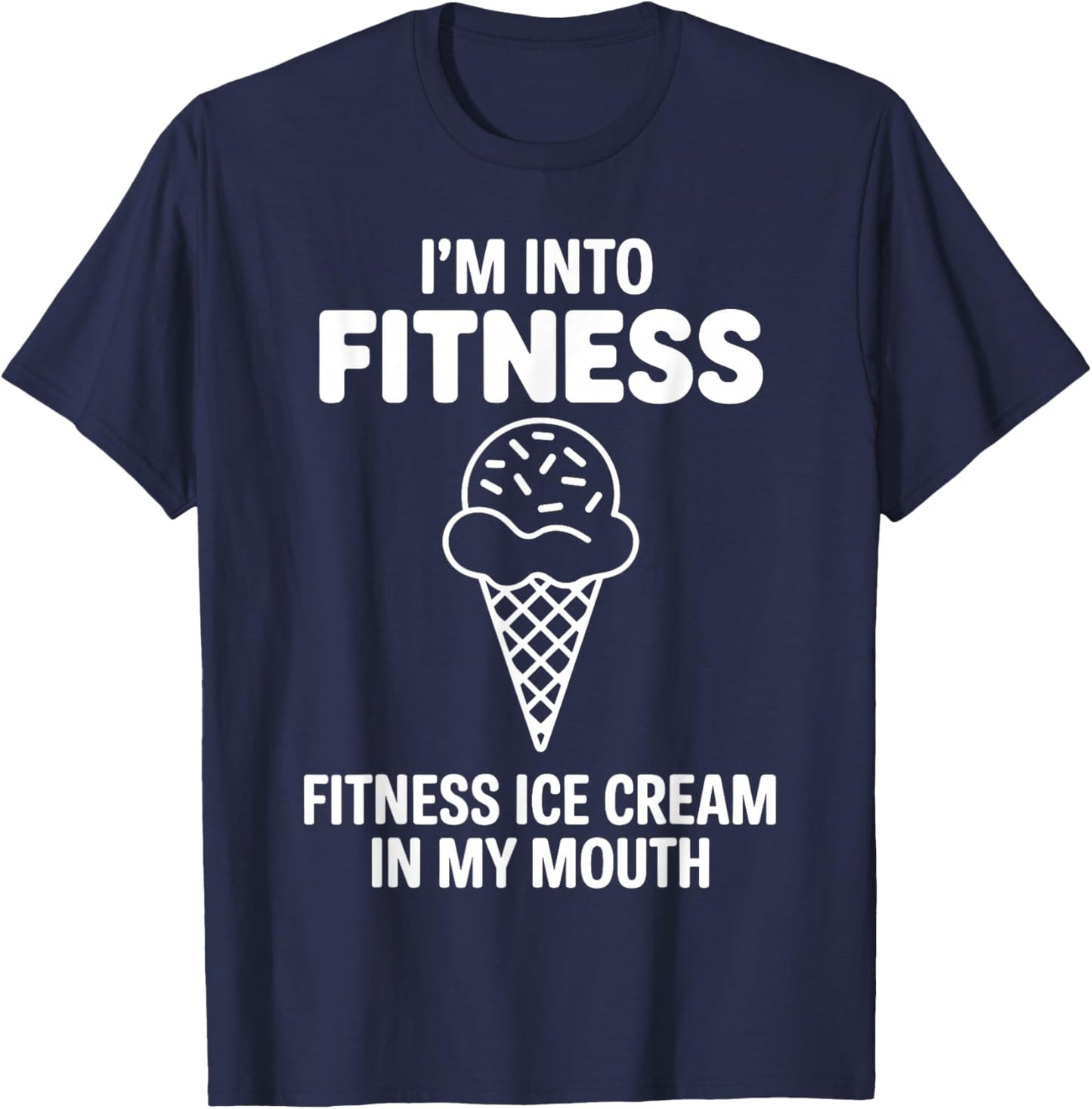 Funny Ice Cream Art Women Kids Dessert Ice Cream T-Shirt - T-Shirt | Navy