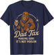 Bigfoot Boo Papa Halloween Dad Tax Making Sure Not Poison T-Shirt - T-Shirt | Navy