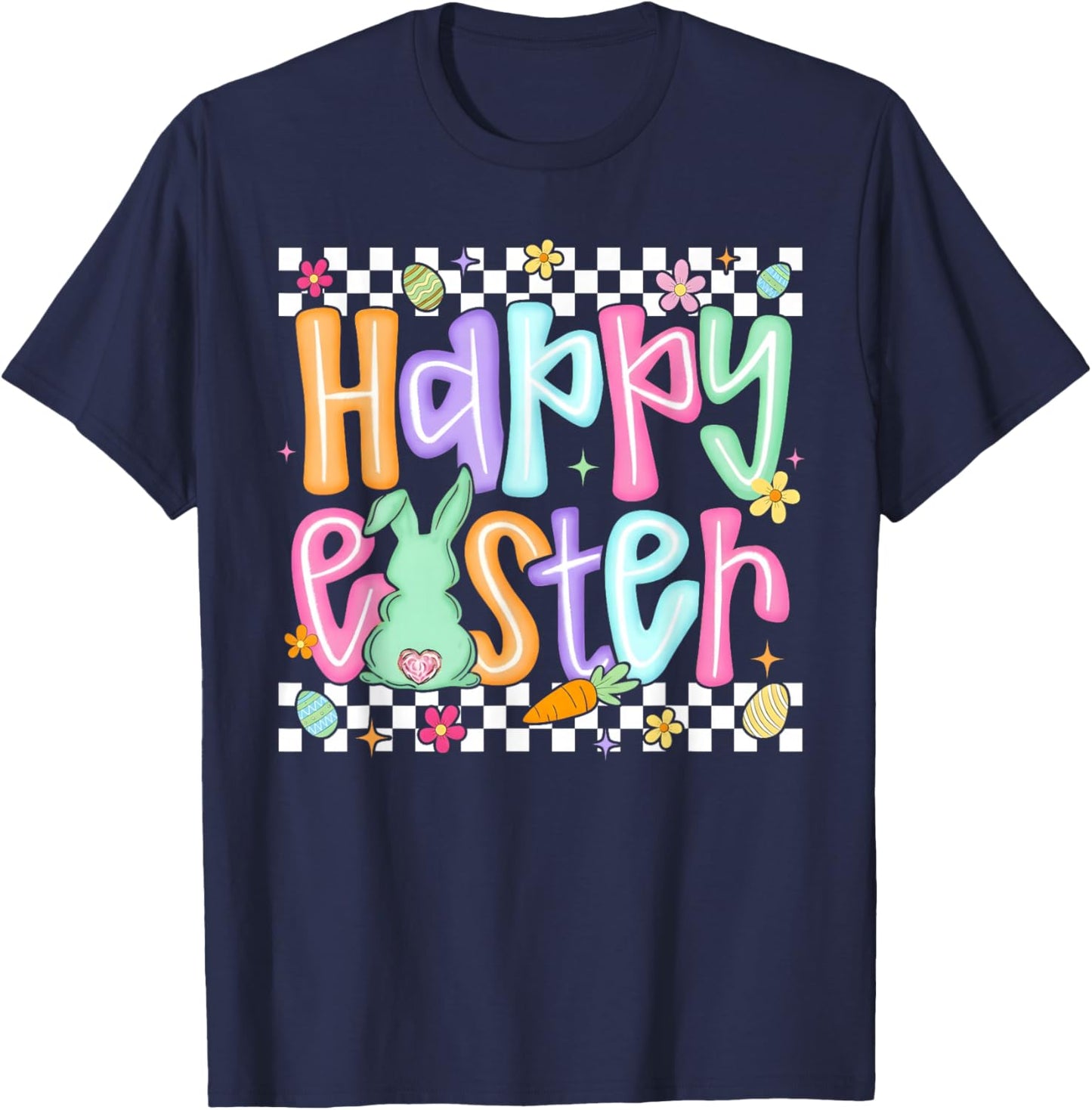 Preppy Women Girls Kids T-Shirt - T-Shirt | Navy
