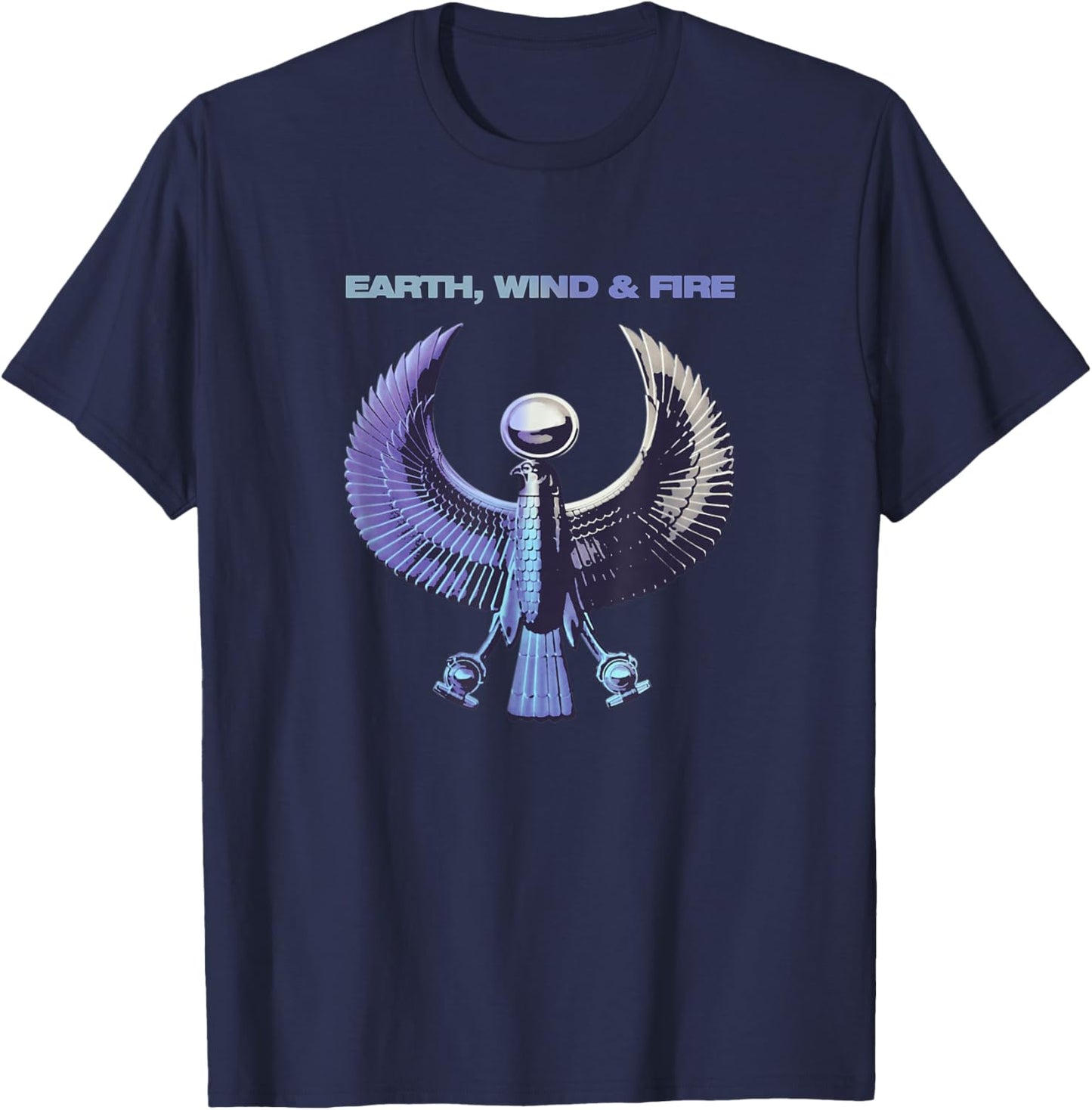 Earth, Wind & Fire Wing Emblem T-Shirt - T-Shirt | Navy