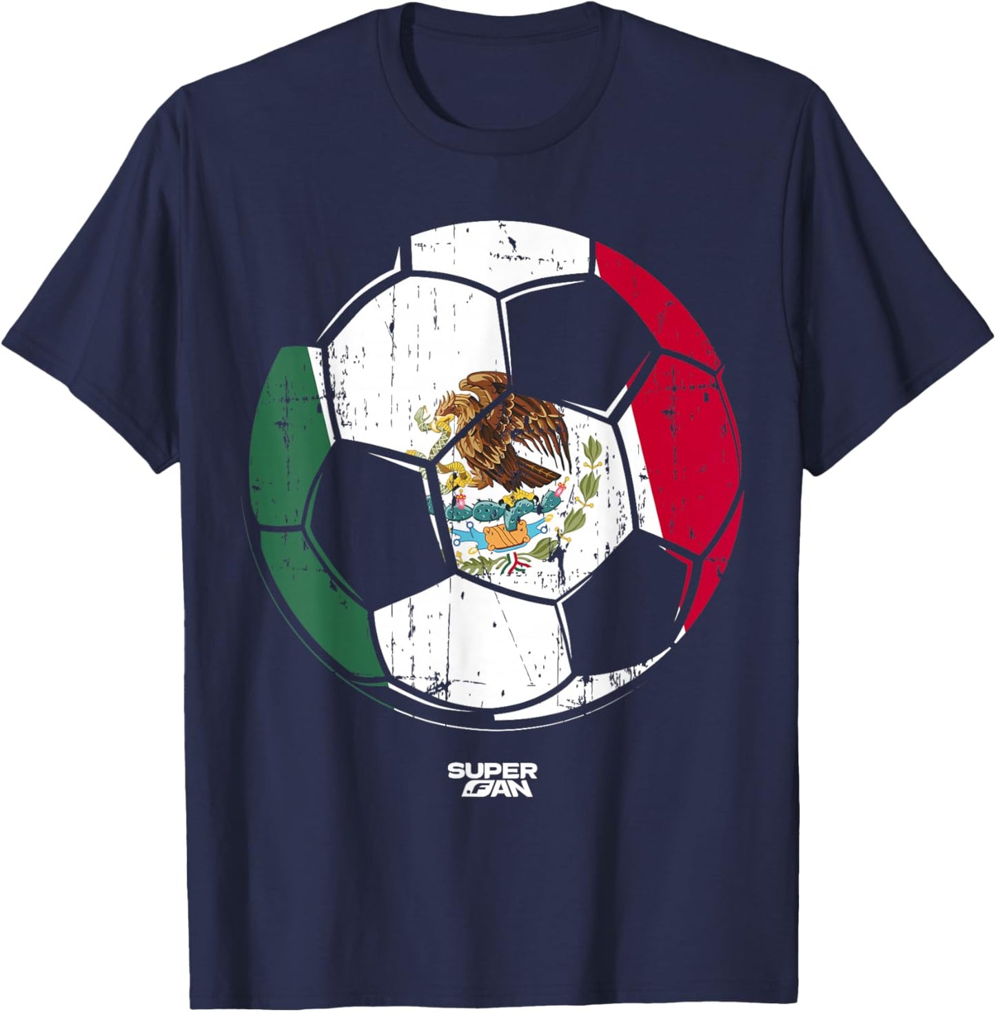 2026 Mexico Soccer Fan World Cup T-Shirt - T-Shirt | Navy