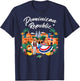 Dominican Flag Idea Kids Latin Heritage República Dominicana T-Shirt - T-Shirt | Navy