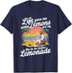 Life Gave Me Some Lemons Jesus Christian Cross Bible T-Shirt - T-Shirt | Navy