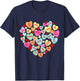 Valentines Day Heart Conversation Candy Sweetheart Kid Women T-Shirt - T-Shirt | Navy