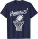 Funny Sports Homerun Football Basketball Baseball Joke T-Shirt - T-Shirt | Navy