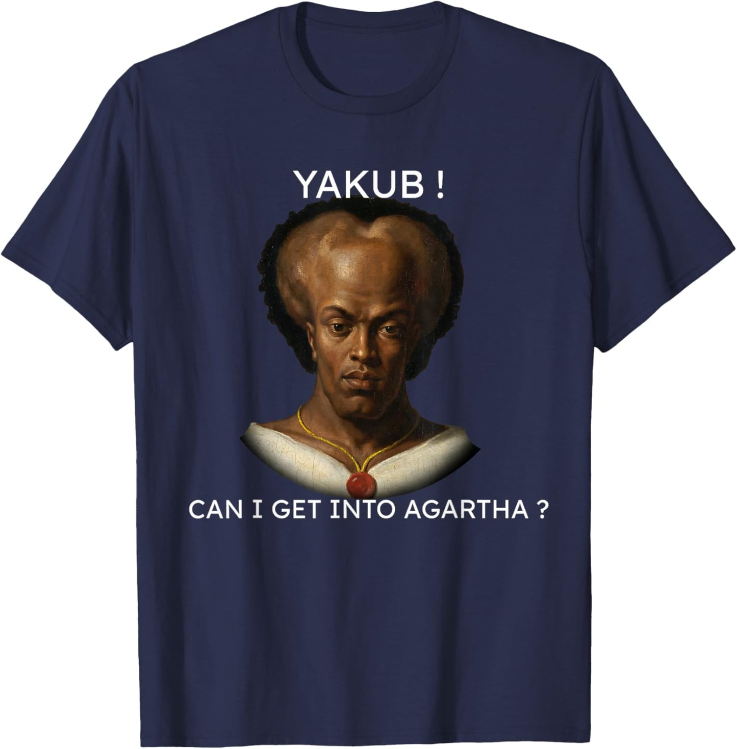 Agartha Meme Yakub - AbsurdCore T-Shirt - T-Shirt | Navy