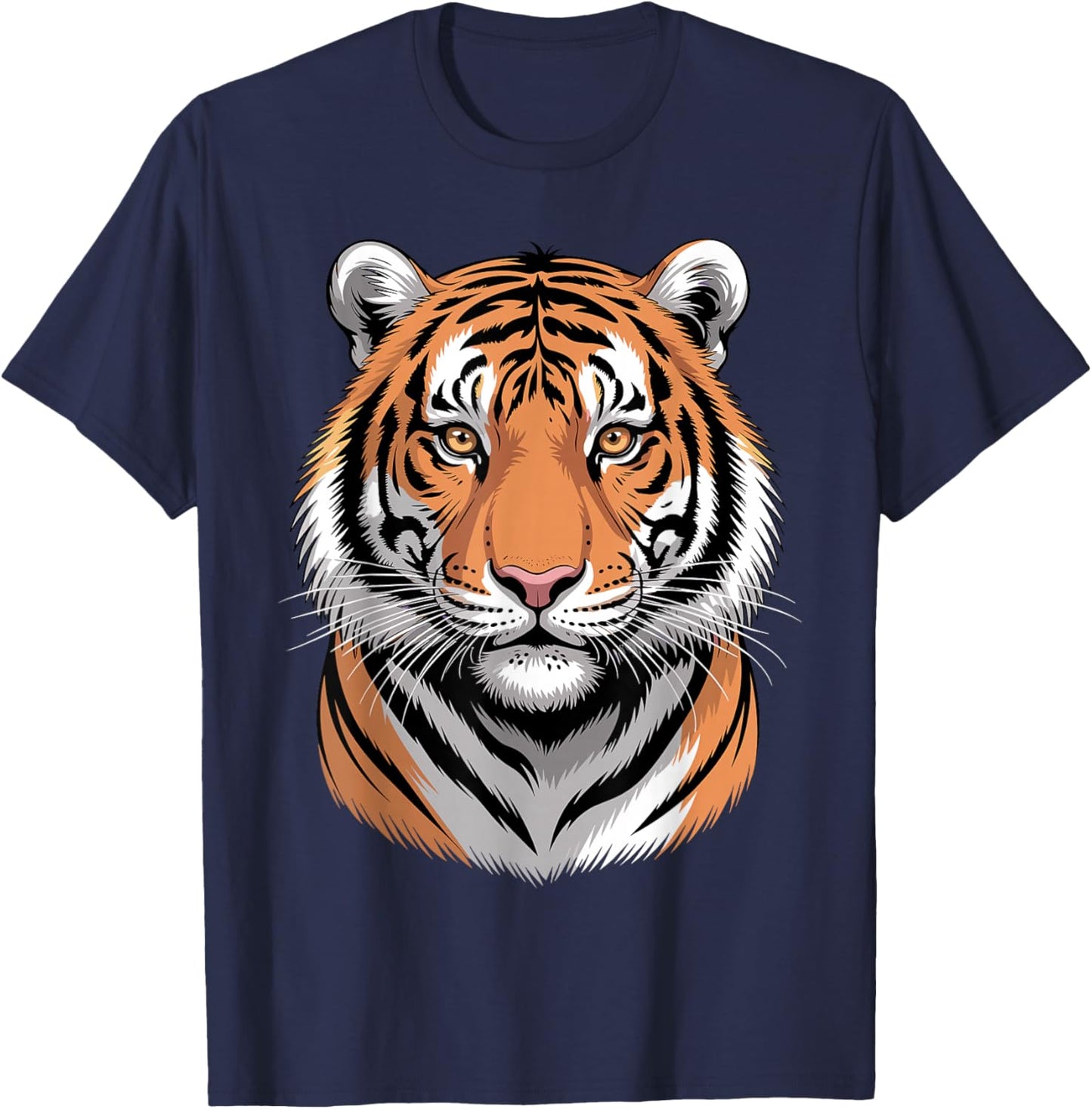 Cool Tiger Design Women Siberian Tiger Lover Tiger T-Shirt - T-Shirt | Navy
