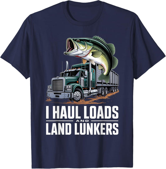 Trucker Truck Driver 18 Wheeler Semi Truck T-Shirt - T-Shirt | Navy