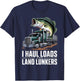 Trucker Truck Driver 18 Wheeler Semi Truck T-Shirt - T-Shirt | Navy