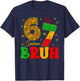 Black History Month 67 Six Seven Bruh 6 7 Meme Women Men T-Shirt - T-Shirt | Navy