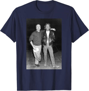 Phil Collins & Eric Clapton Before Royal Albert Hall Concert T-Shirt - T-Shirt | Navy