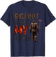 Bigfoot Grabbed My Wiener Sasquatch Funny Retro Camping T-Shirt - T-Shirt | Navy