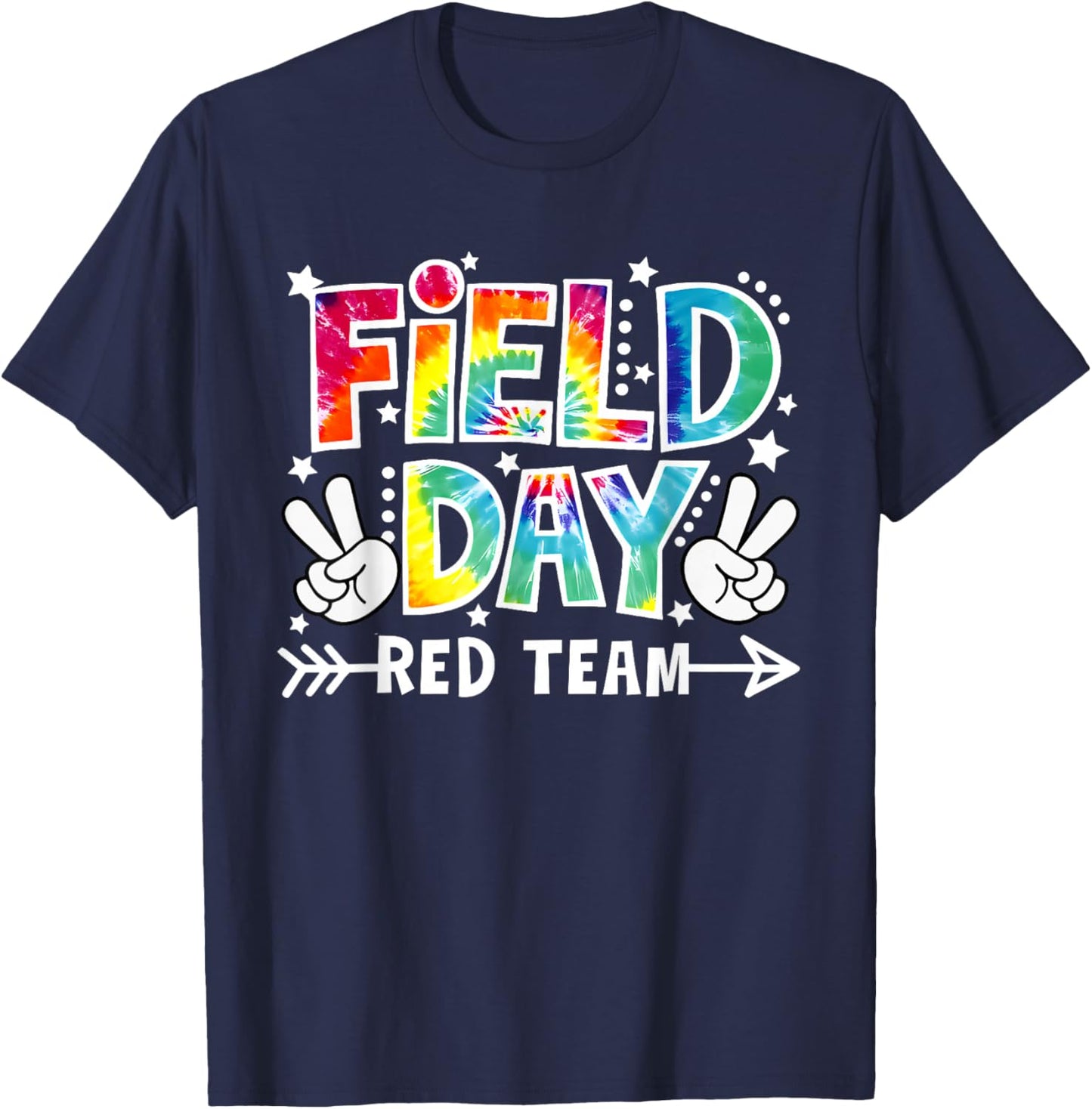 Field Day Red Team Funny for Teacher Kids Field Day Games T-Shirt - T-Shirt | Navy