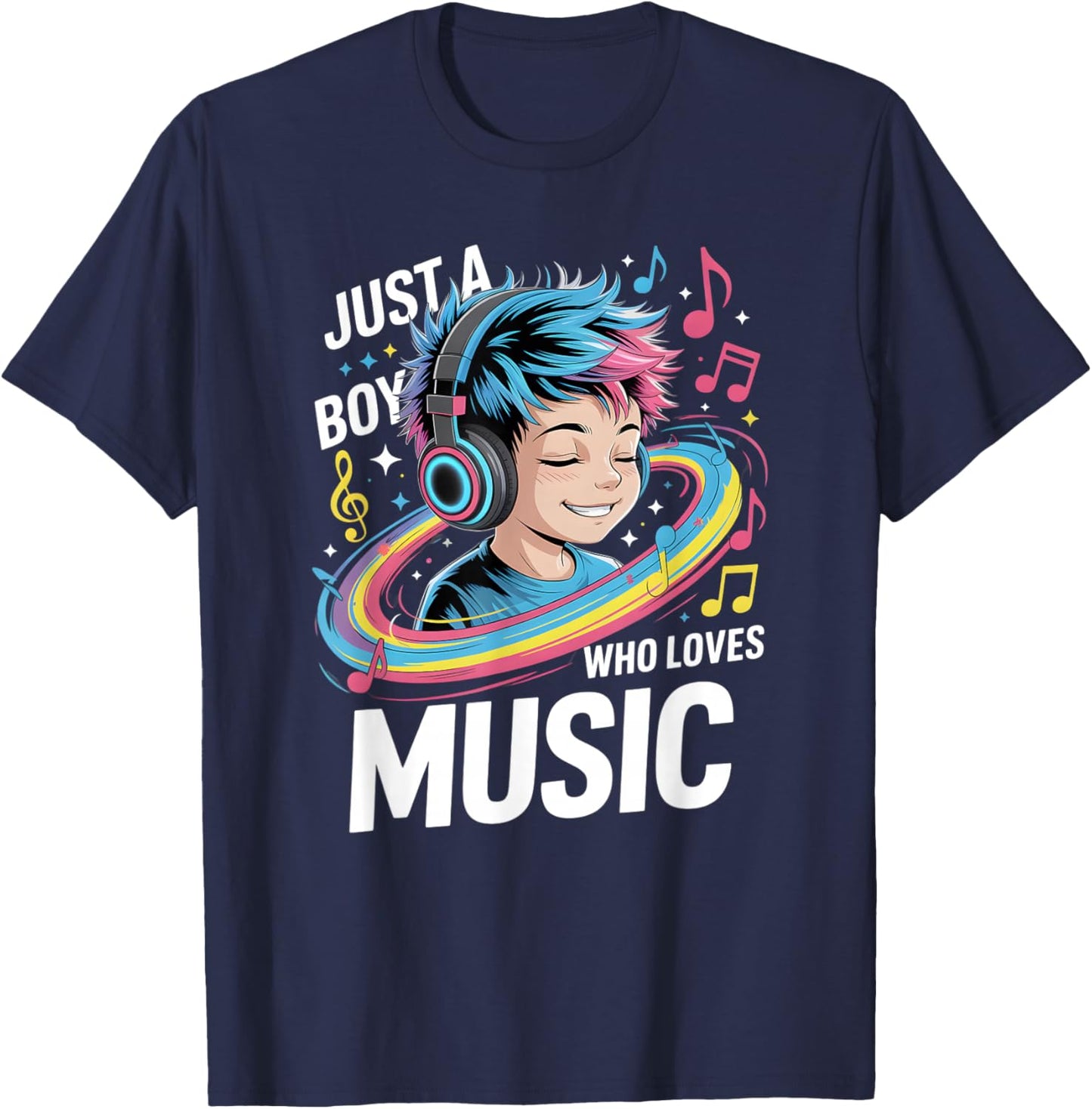 Boys Music T-Shirt - T-Shirt | Navy