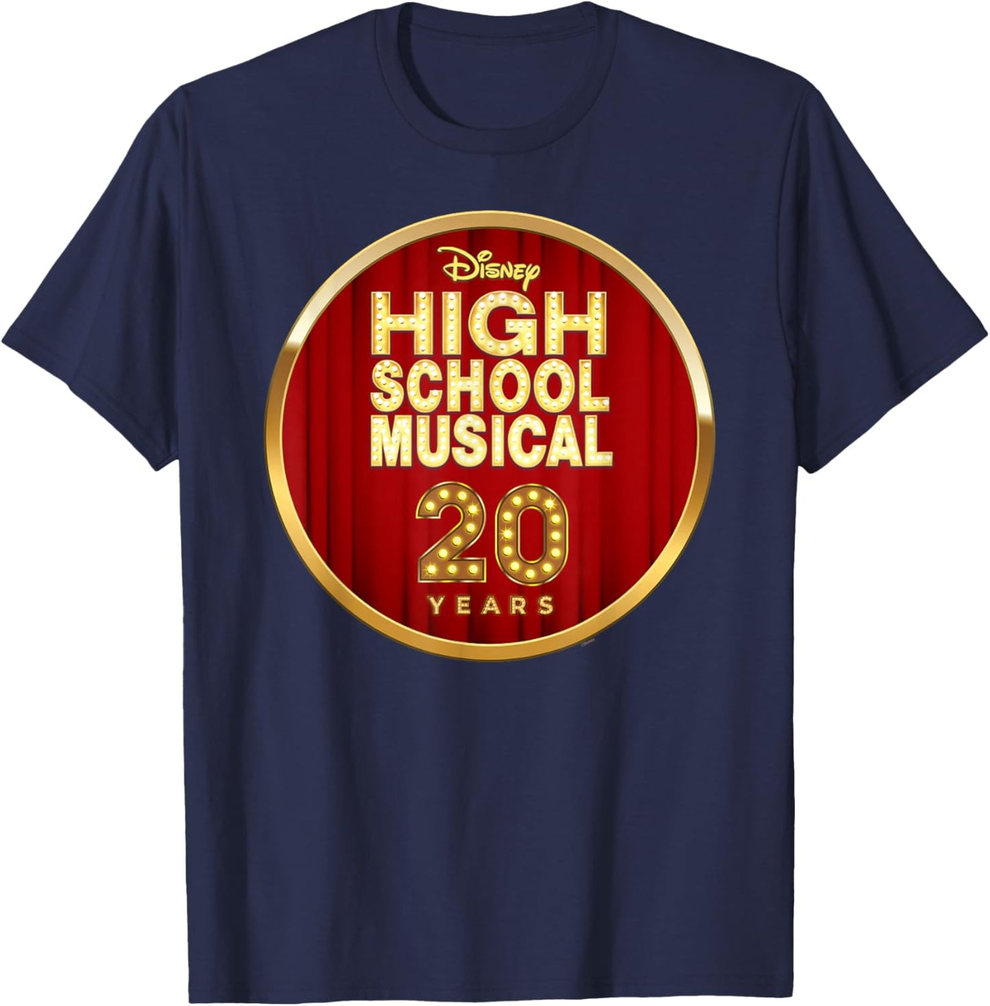 Disney High School Musical 20th Anniversary Official Logo T-Shirt - T-Shirt | Navy