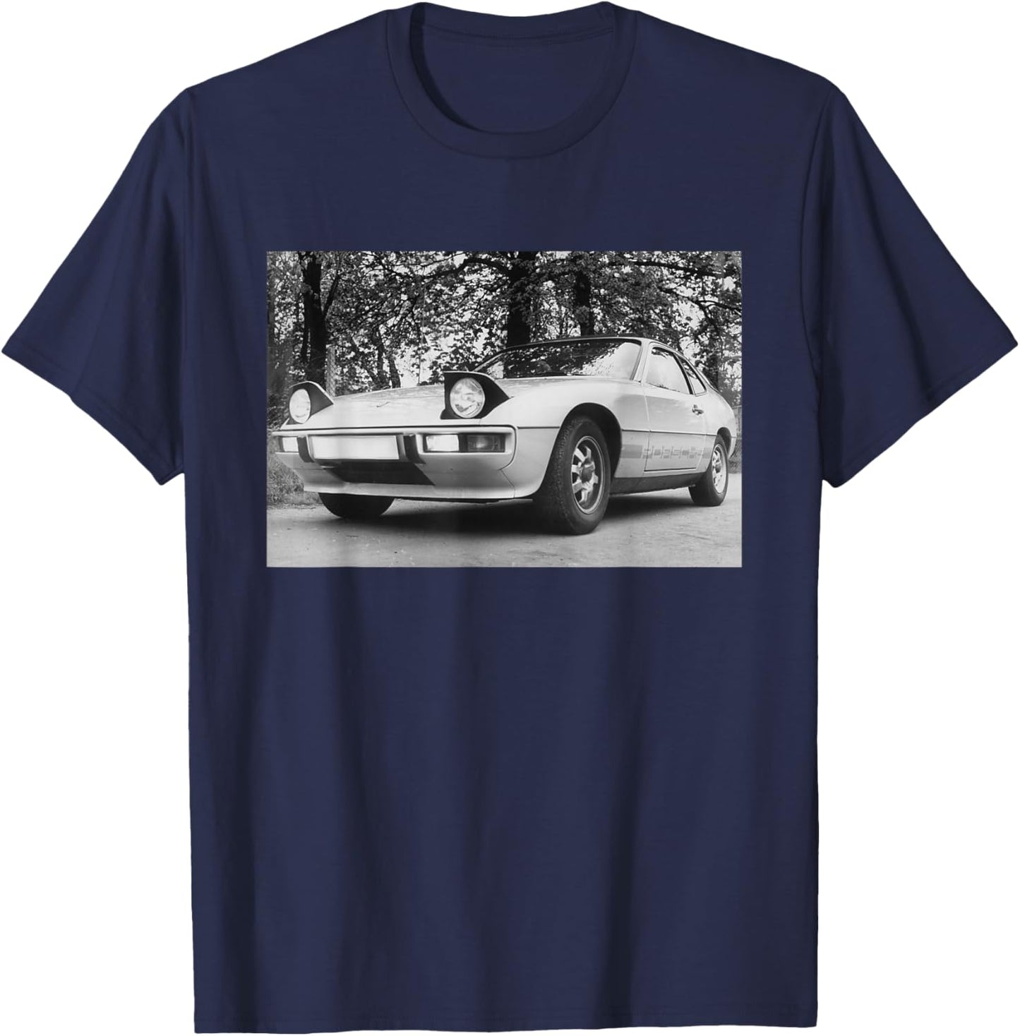 Porsche 924 Sports Car 1977 T-Shirt - T-Shirt | Navy