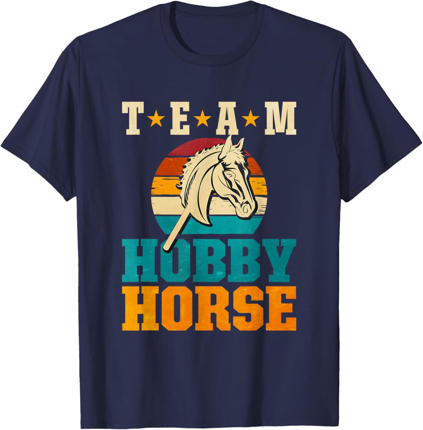 Team Hobby Horse T-Shirt - T-Shirt | Navy