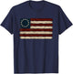 Patriotic Betsy Ross Flag Preamble We The People T-Shirt - T-Shirt | Navy