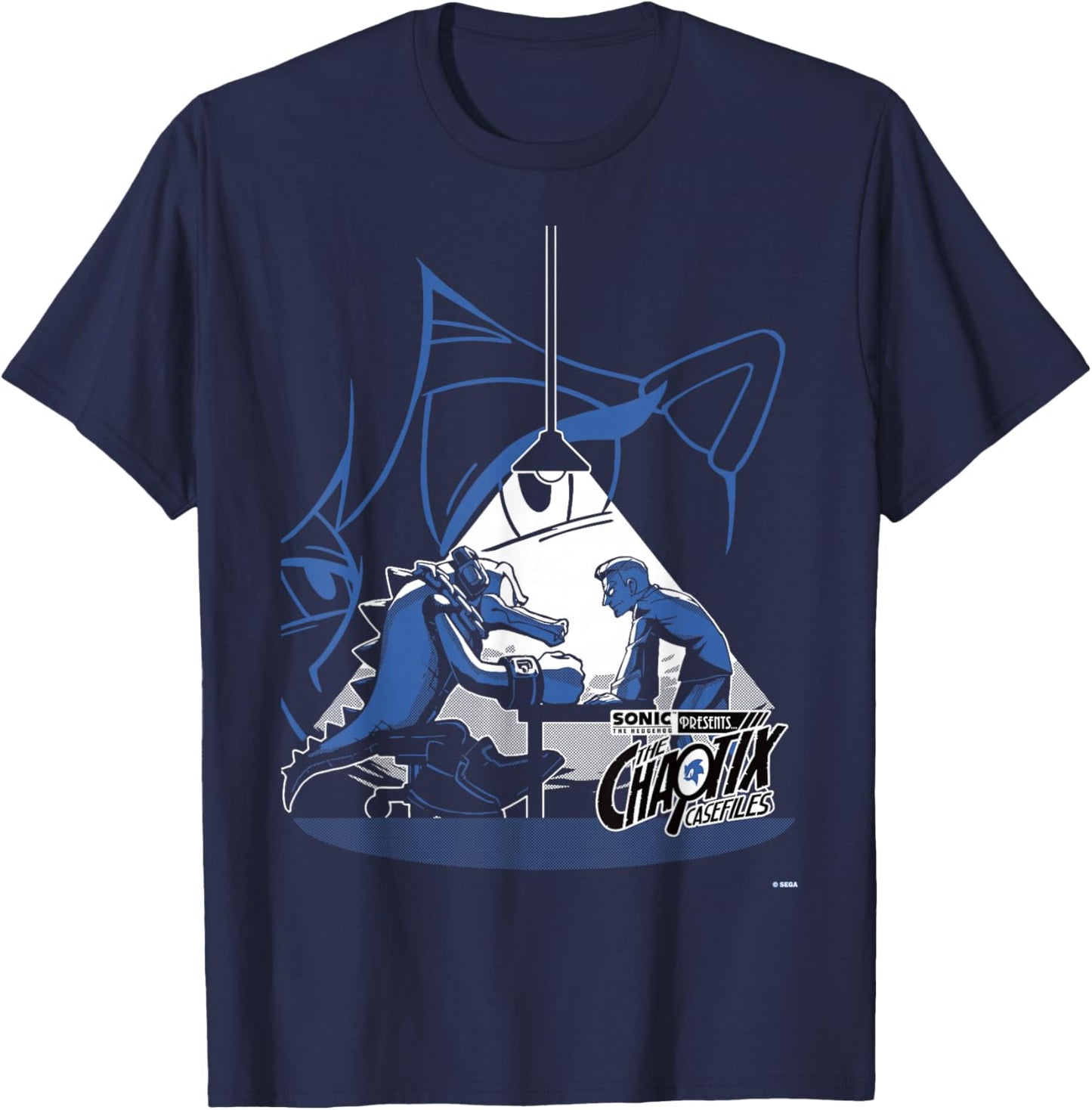 Sonic The Hedgehog Chaotix Casefiles Episode 4 T-Shirt - T-Shirt | Navy
