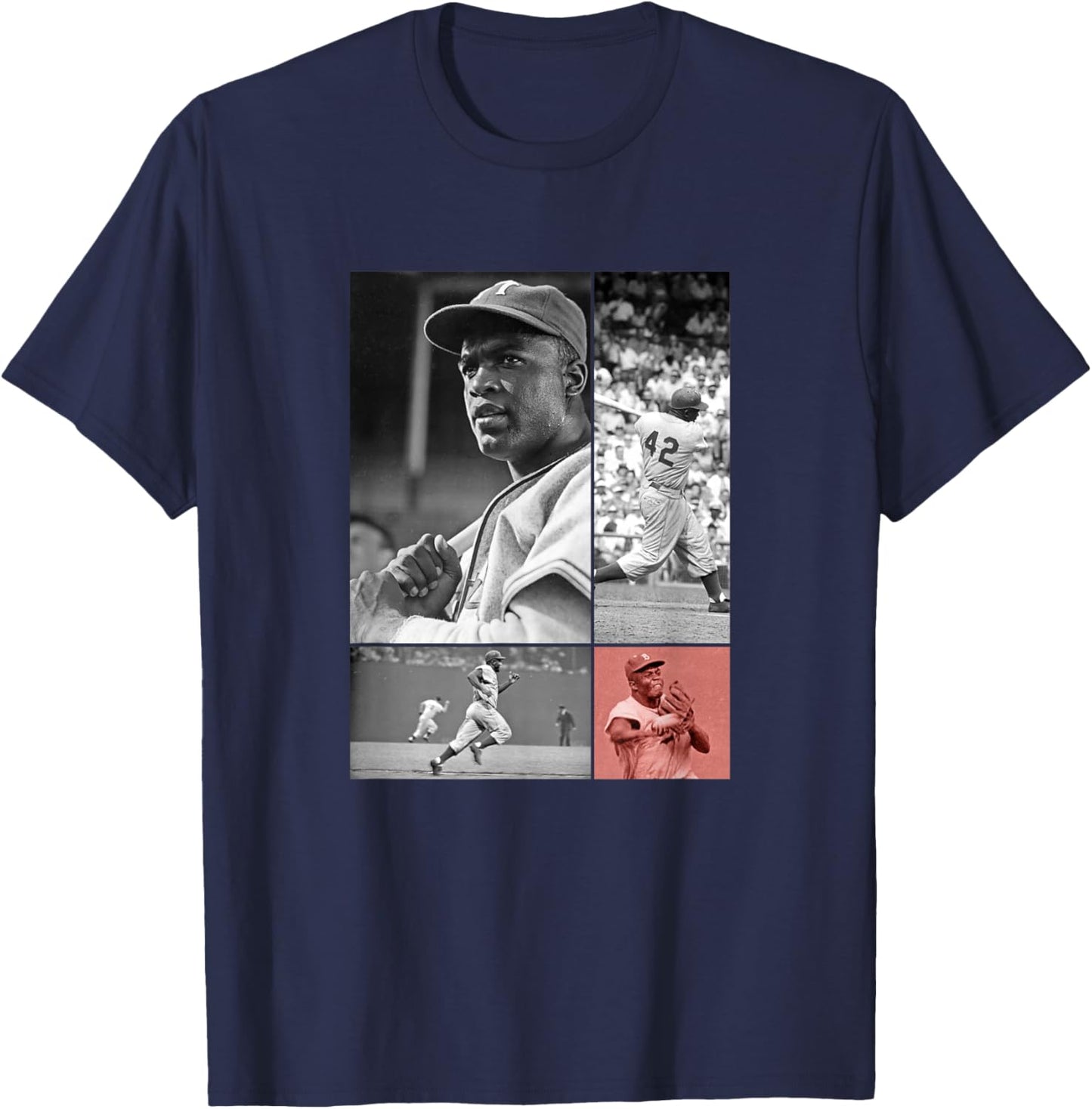 Jackie Robinson_006 T-Shirt - T-Shirt | Navy
