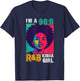 I'm A 90's R&B Kinda Girl Retro Afro Style T-Shirt - T-Shirt | Navy