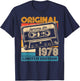 47th Birthday Retro Vintage 1978 Men Women T-Shirt - T-Shirt | Navy
