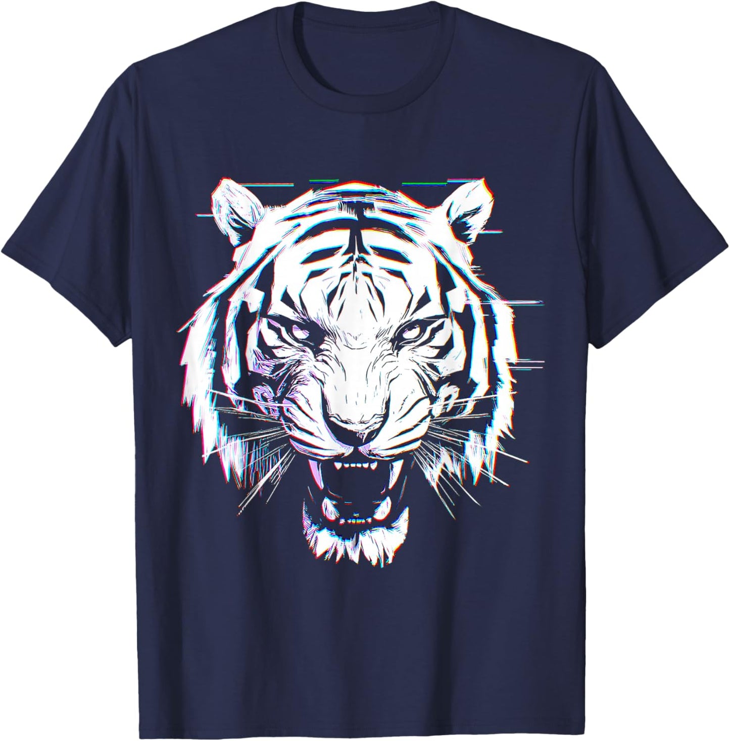 White Tiger T-Shirt - T-Shirt | Navy