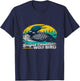 Stupid Canadian Wolf Bird Funny Loon Meme Design T-Shirt - T-Shirt | Navy