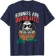 Easter Possum Bunnies Overrated Stay Feral Men Women Kids T-Shirt - T-Shirt | Navy