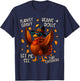 Turkey Gravy Beans and Rolls Casserole Funny Thanksgiving T-Shirt - T-Shirt | Navy