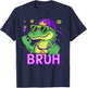 Funny Six Seven Bruh Mardi Gras Mardigator Alligator 67 Meme T-Shirt - T-Shirt | Navy