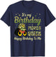 It's My Birthday Pisces Queen Women Girl Zodiac Sign T-Shirt - T-Shirt | Navy