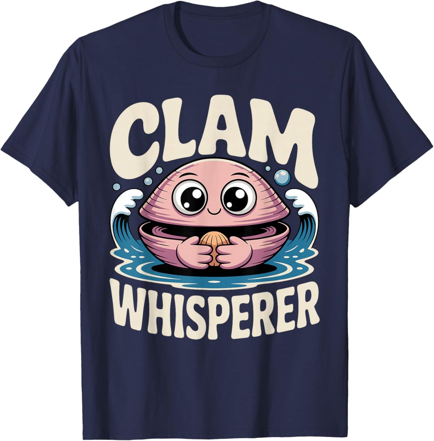Funny Clam Digging Design Women Clam Digger Clamming T-Shirt - T-Shirt | Navy