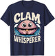 Funny Clam Digging Design Women Clam Digger Clamming T-Shirt - T-Shirt | Navy