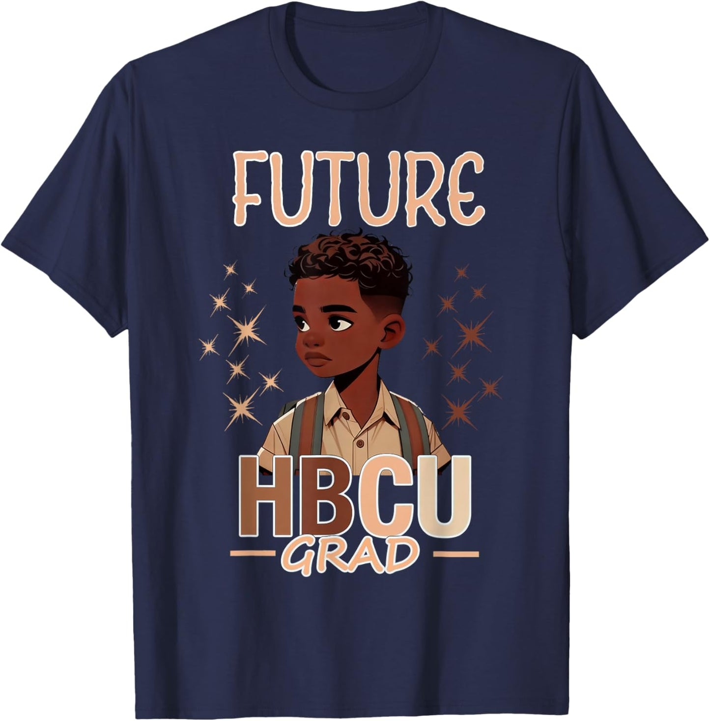 Future HBCU Grad Graduation Boy T-Shirt - T-Shirt | Navy