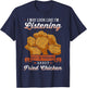 Fried Chicken Marinated Meal Coated Snack Crunchy T-Shirt - T-Shirt | Navy