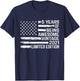 Kids 5 Years Old Birthday Vintage American Flag 5th Birthday T-Shirt - T-Shirt | Navy